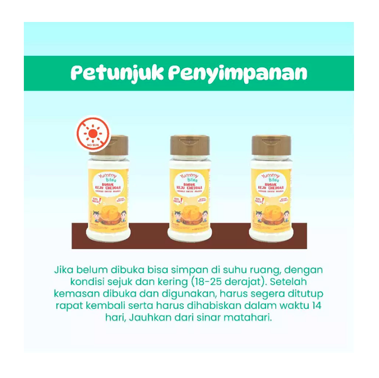 Leon Boga Sentosa Yummy Bites Bubuk Keju Cheddar