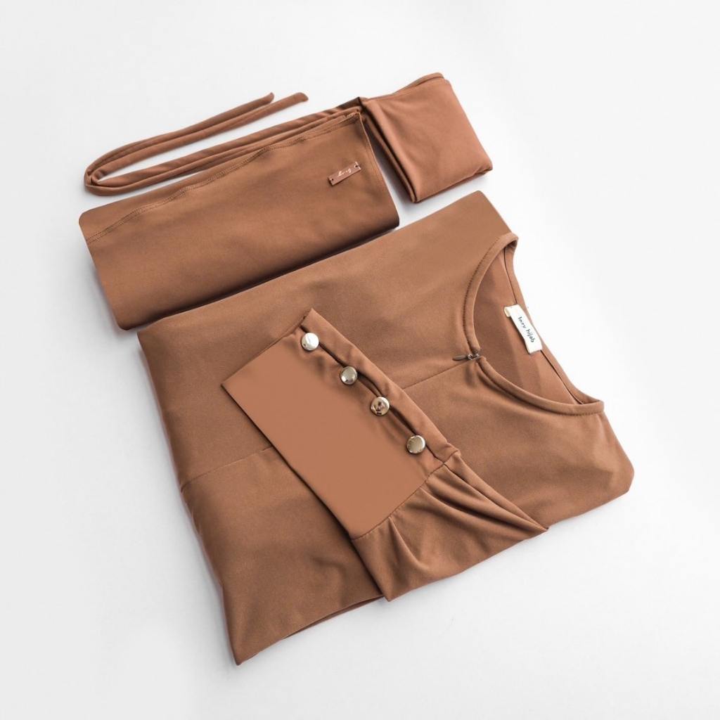  Lozy Hijab Hafisa Abaya Set