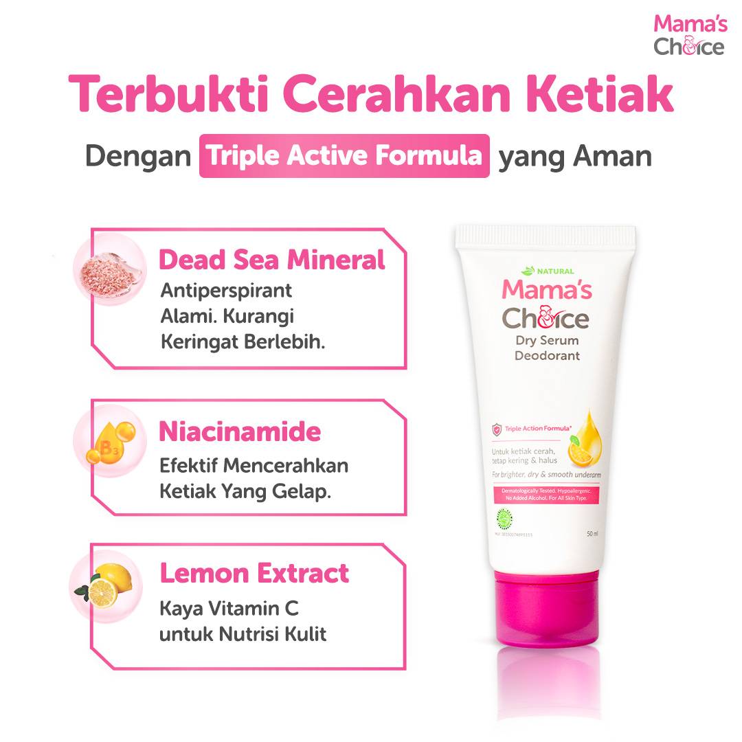Mamac Distribusi Indo Mama’s Choice Dry Serum Deodorant