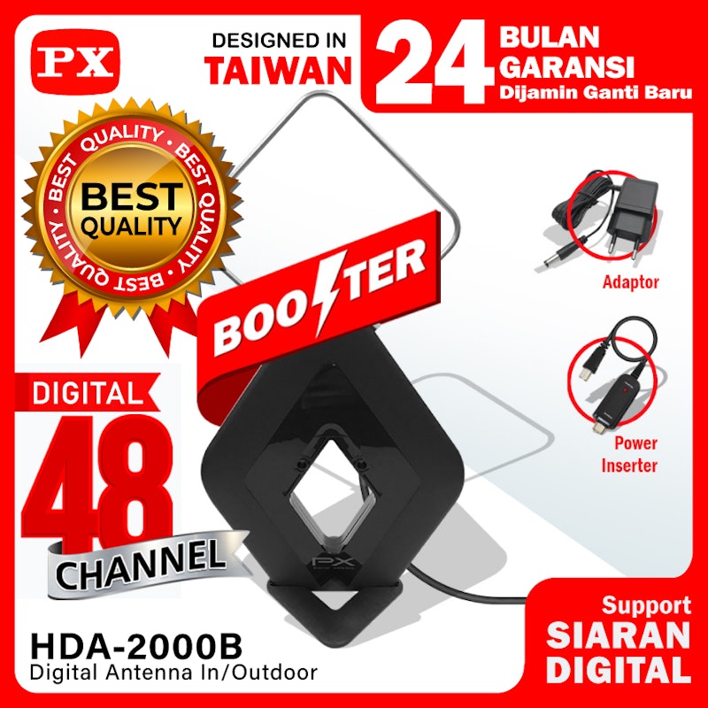 PX Digital TV Antenna Indoor Outdoor 5