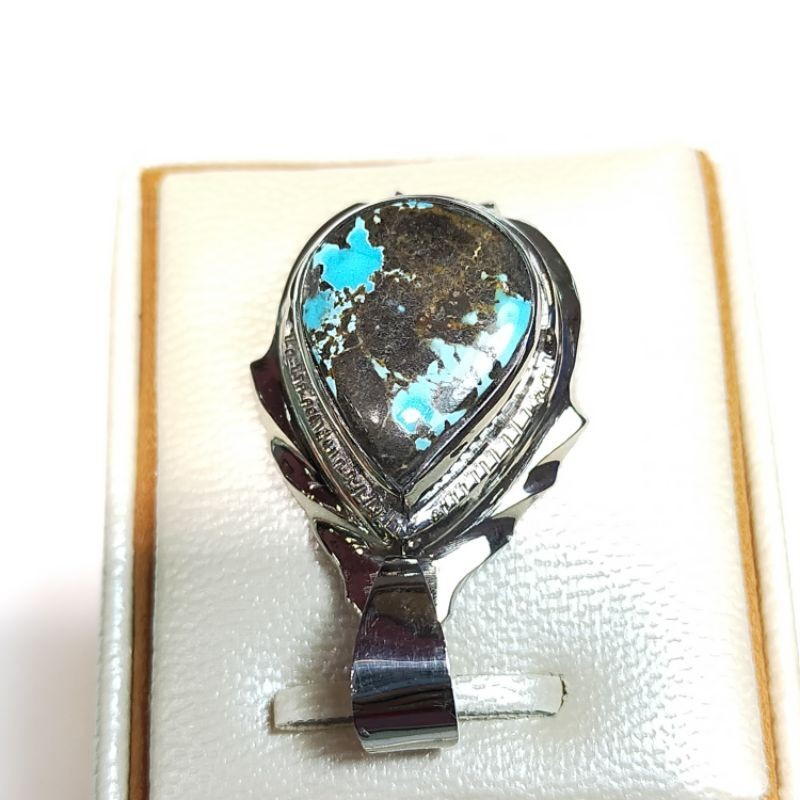 Liontin Monel Handmade Batu Pirus Persia