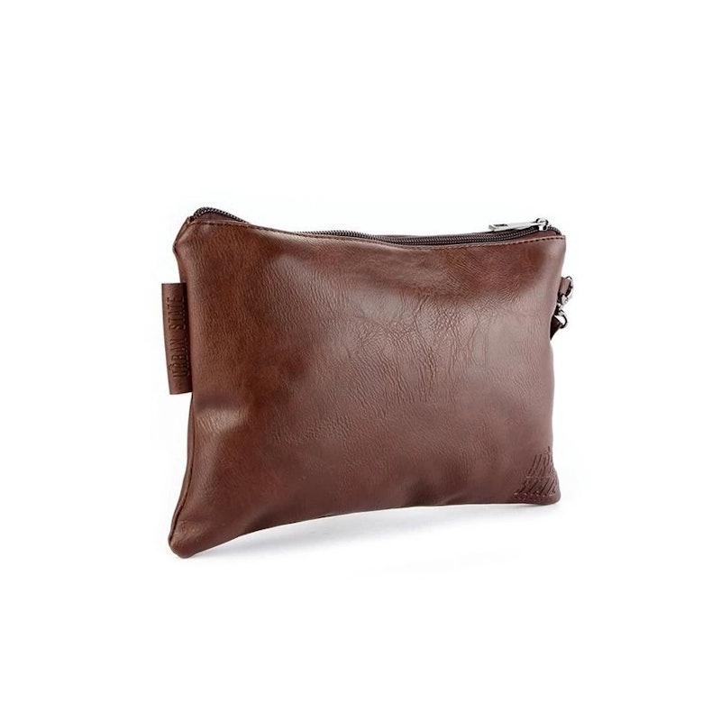 Urban State Distressed Leather Pouch Clutch 2