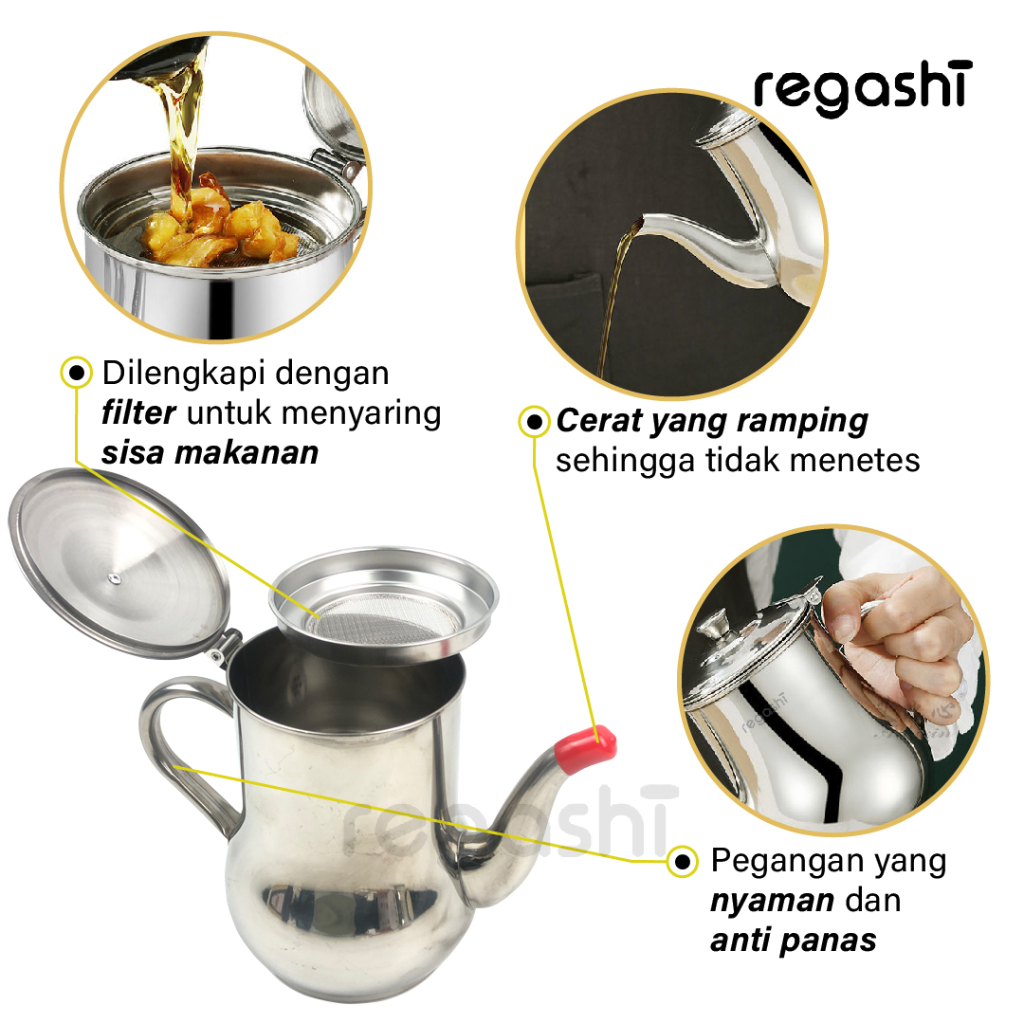  Regashi Multifuction Oil Kettle