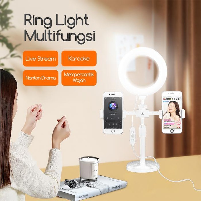 Bonkyo Dual Holder Ring Light 2