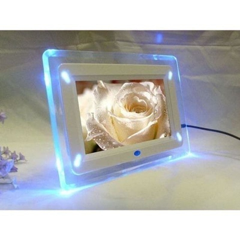 Digital Photo Frame 7 Inch with LED Lights 3