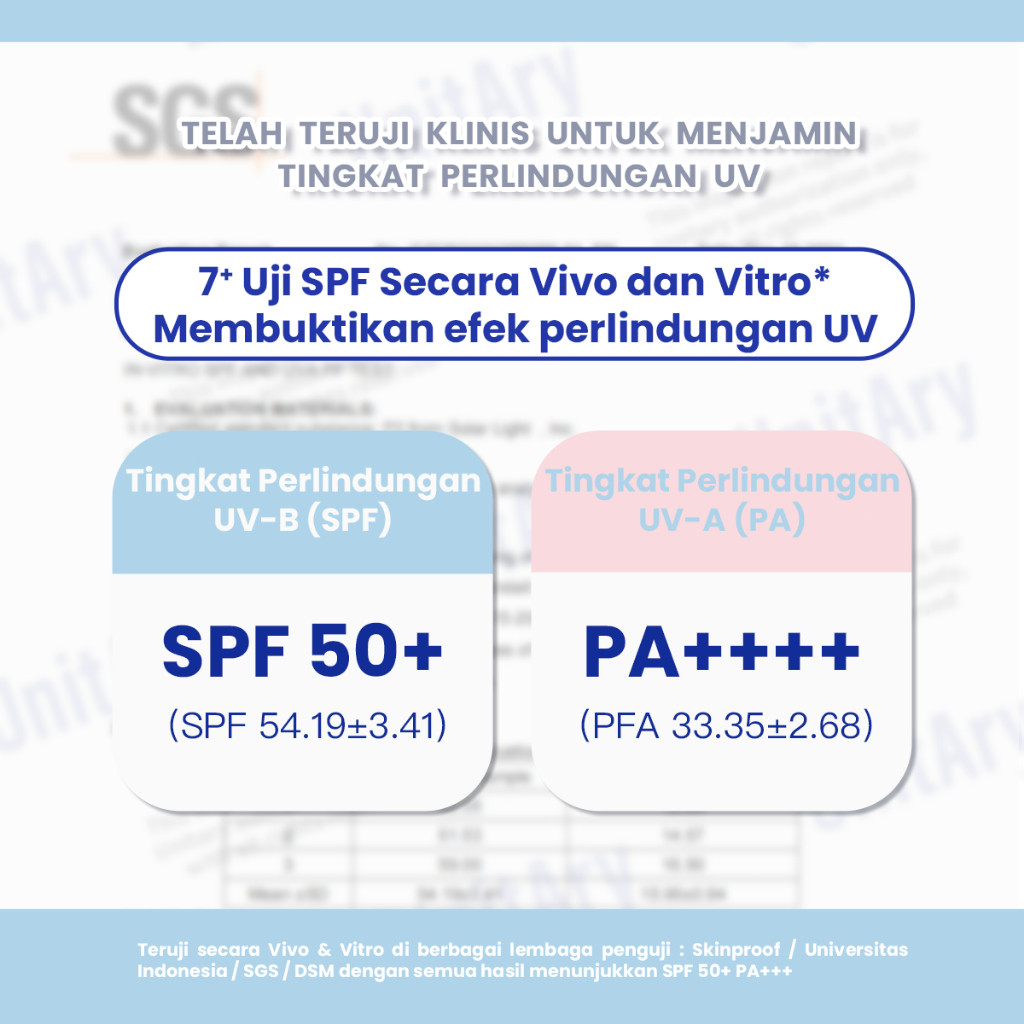 Unitary Cosmetic Group UnitAry Global Suncare UV Protector SPF 50+ PA++++ 