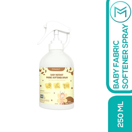 Sainsgo Karya Indonesia Maskit Baby Instant Fabric Softener Spray Soft Baby Powder