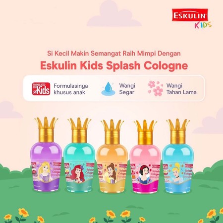 Kino Indonesia Eskulin Kids Splash Cologne Elsa
