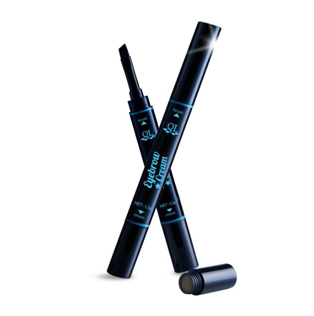 QL Cosmetic Eyebrow Cream Waterproof - Dark Brown 1