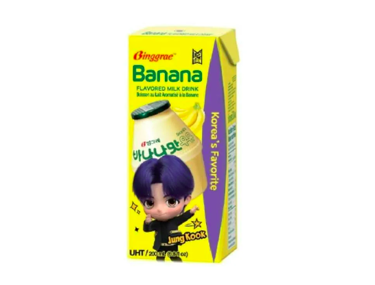TinyTan BTS Banana Flavored Milk Drink