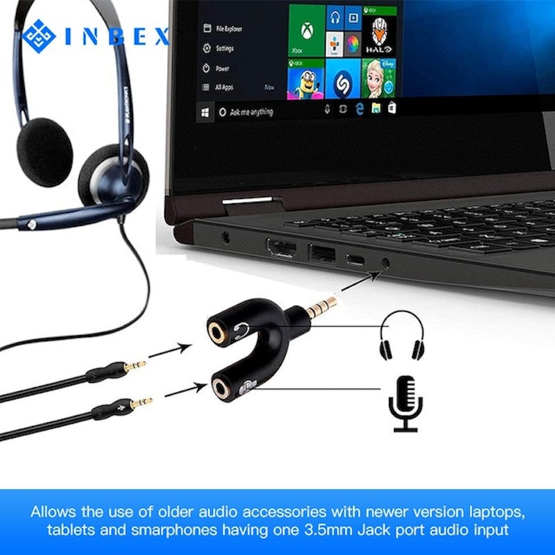 U Shape Audio Splitter 5