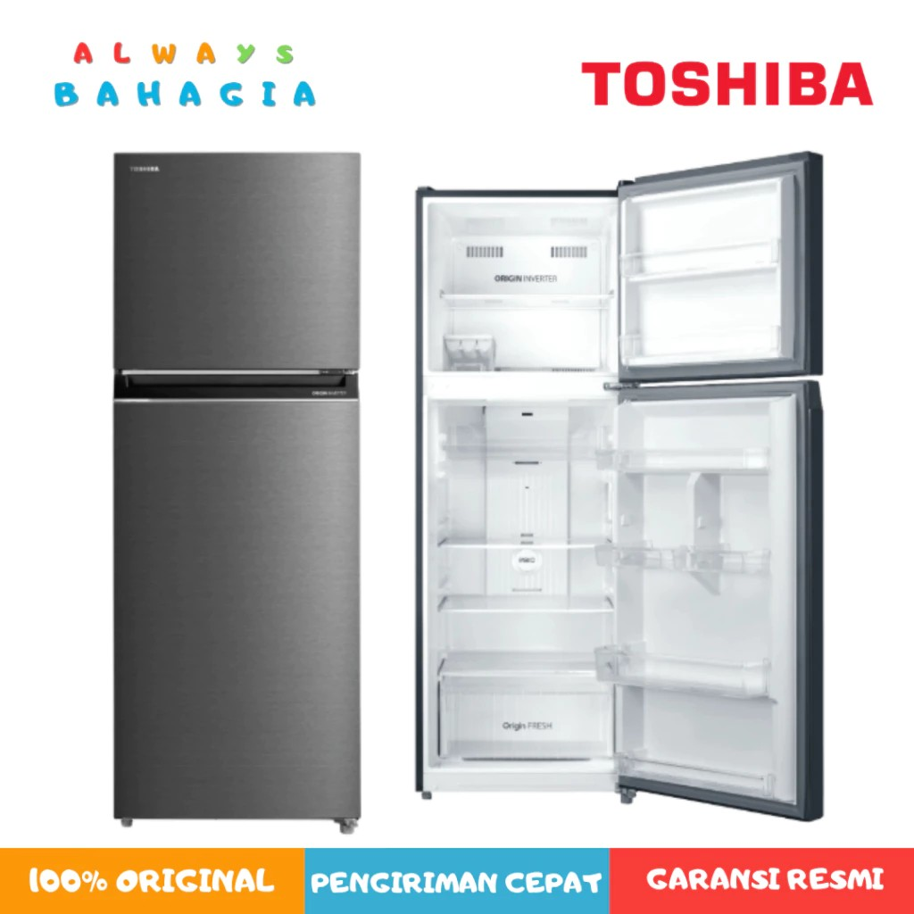 Toshiba Lifestyle Indonesia Toshiba Kulkas 2 Pintu Inverter PureBio   GR-RT466WE-PMF(58)