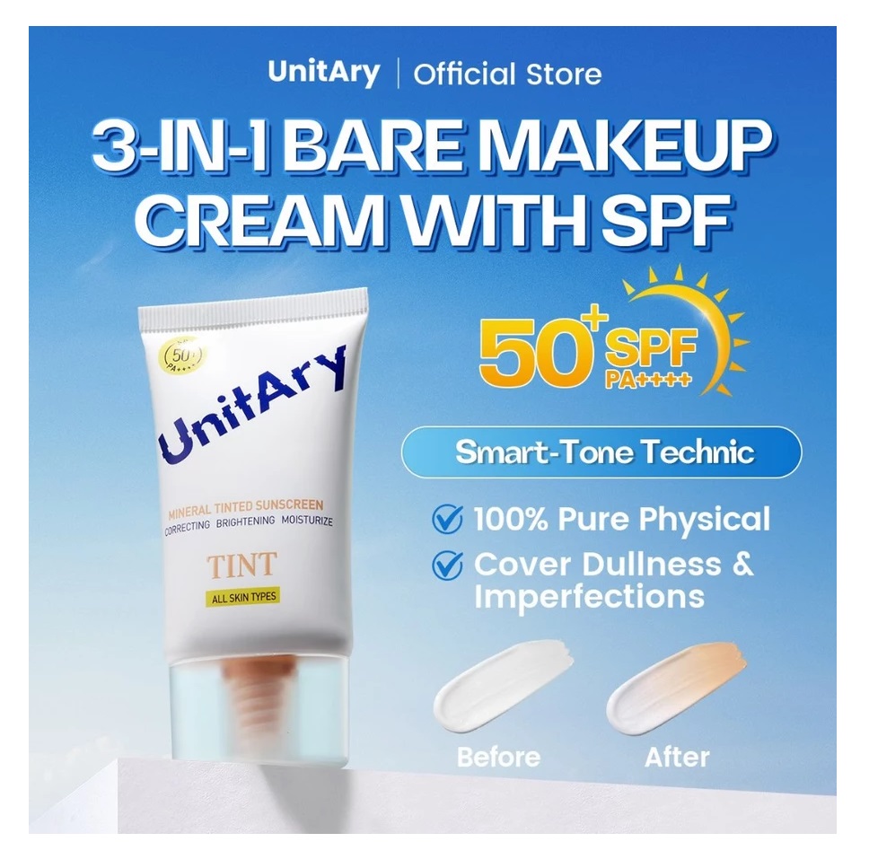 Unitary Cosmetic UnitAry Mineral Tinted Sunscreen SPF 50+ PA++++