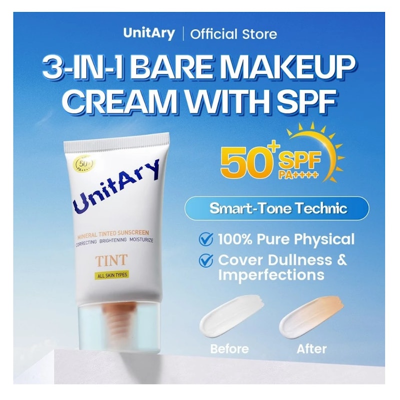 UnitAry Mineral Tinted Sunscreen SPF 50+ PA++++ 2