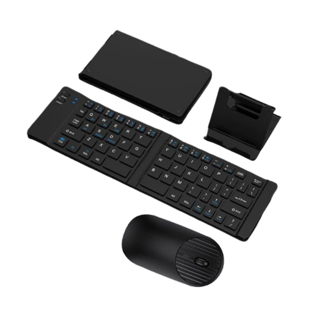 Ciji Set Keyboard Lipat Mini Wireless Mouse Portable ｜ BT919