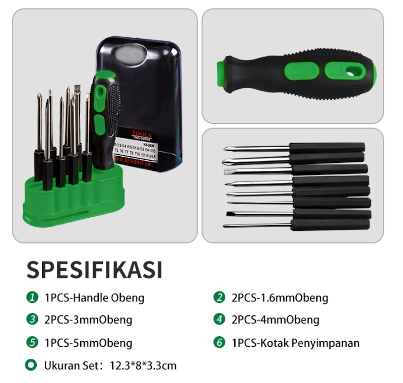 Isku 10 in 1 Set Multifunction Screwdriver 4