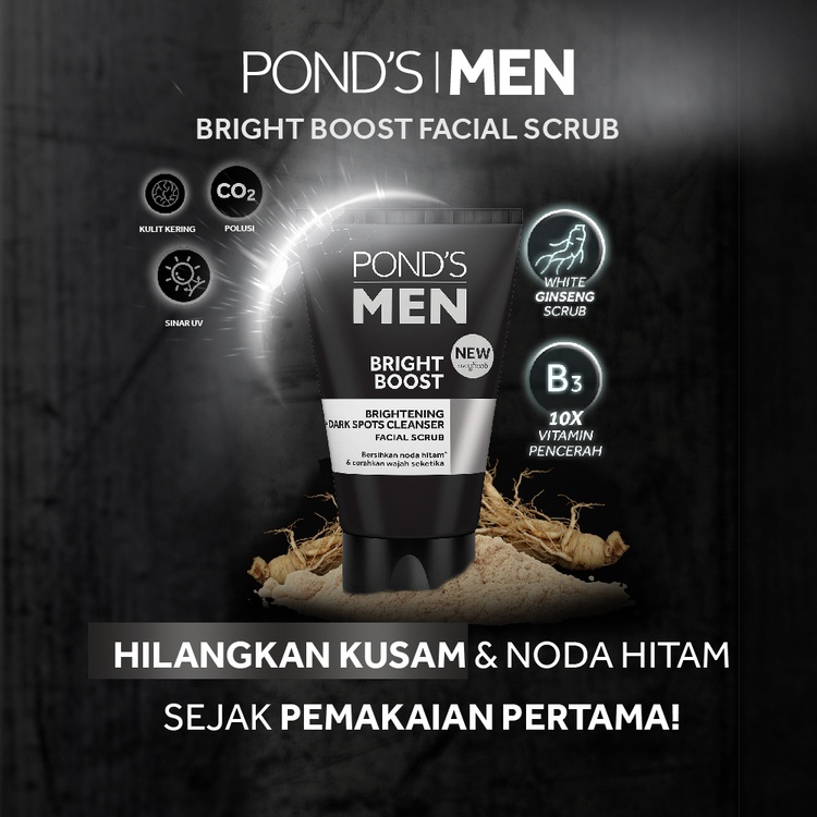 Unilever Pond's Men Bright Boost Facial Scrub