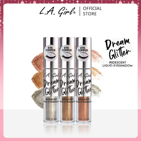 LA Girl Dream Glitter Liquid Eyeshadow Rose Gold 3