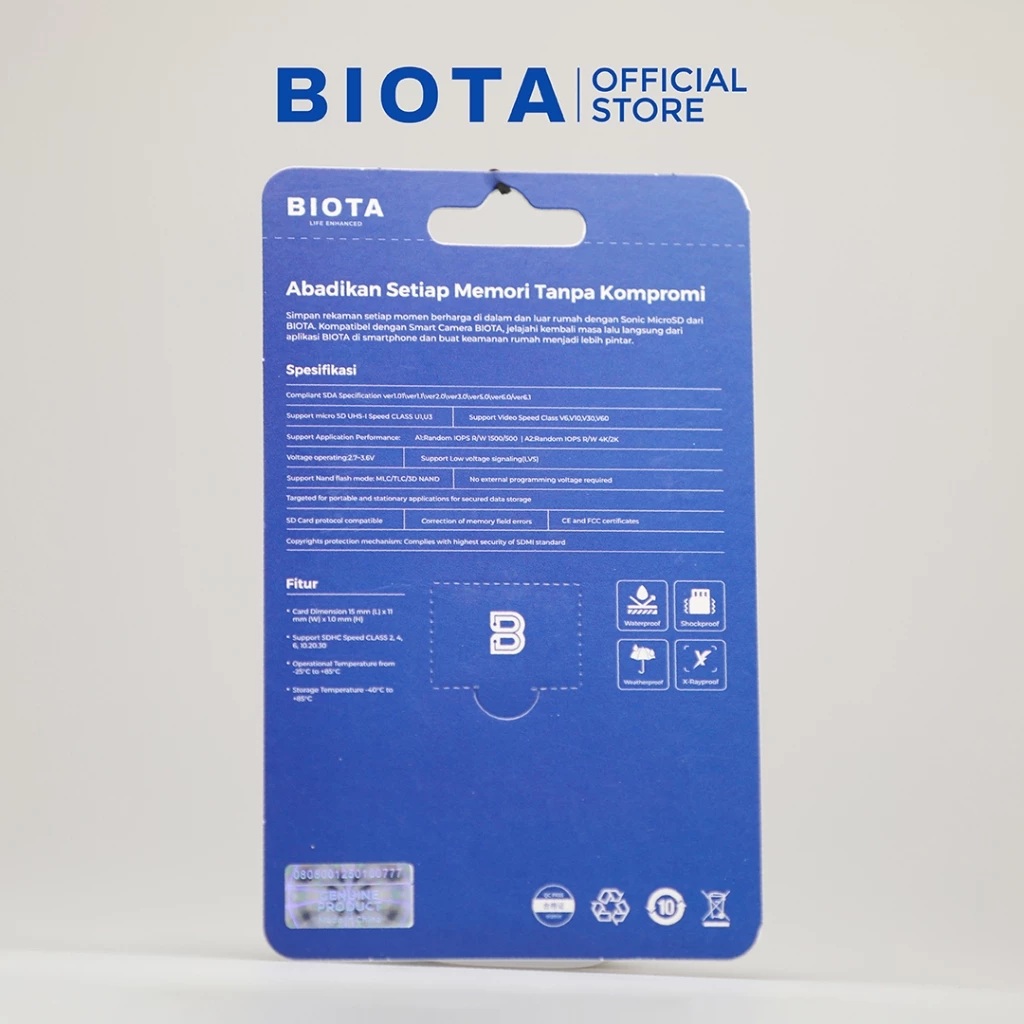 BIOTA Smart Home BIOTA Sonic MicroSD 128 GB