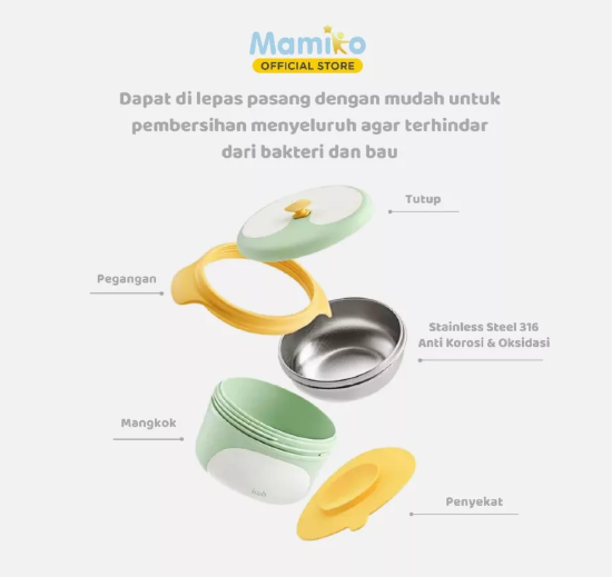  KUB Mangkok Insulasi Anak