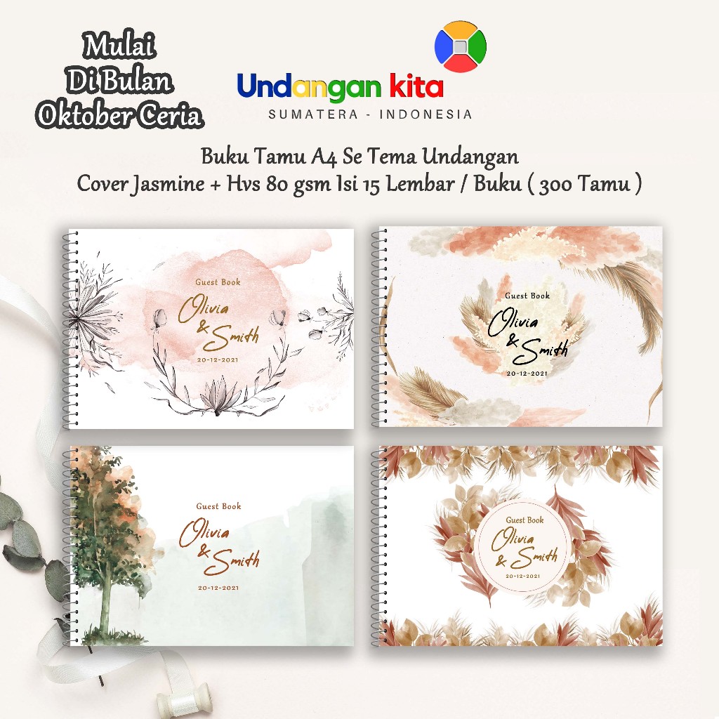 Undangan Kita Buku Tamu Softcover 2