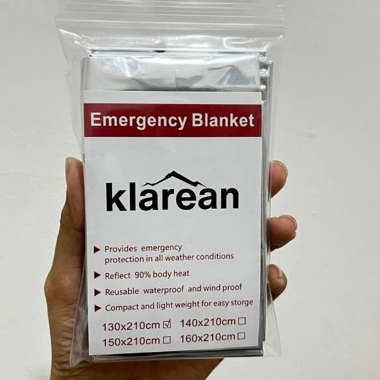  Klarean Emergency Blanket