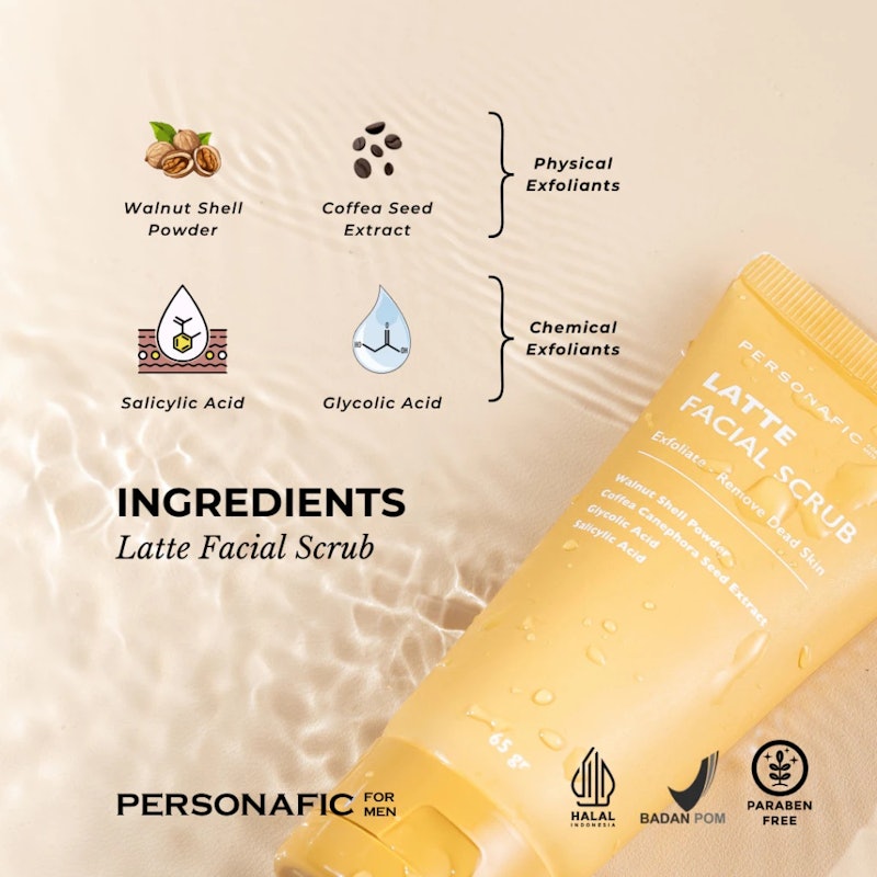Personafic Latte Facial Scrub 3