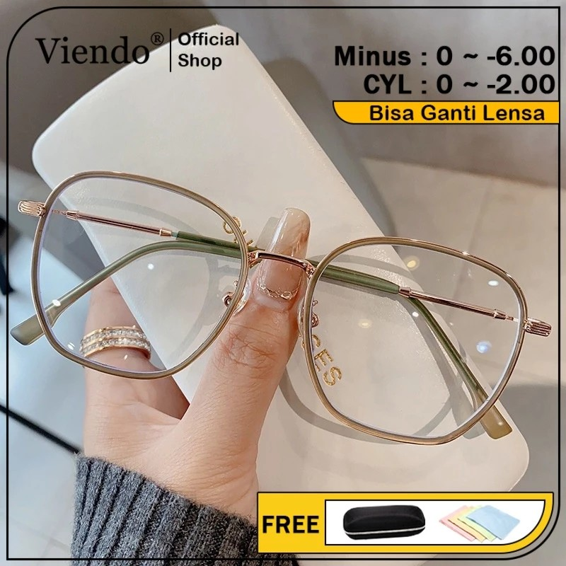  Viendo Kacamata Besi Besar Anti Radiasi Blueray Photocromic