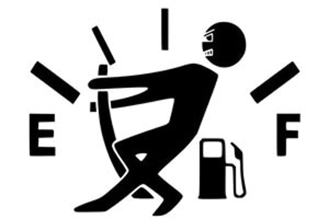 Stiker Tutup Tangki Mobil Fuel Indicator