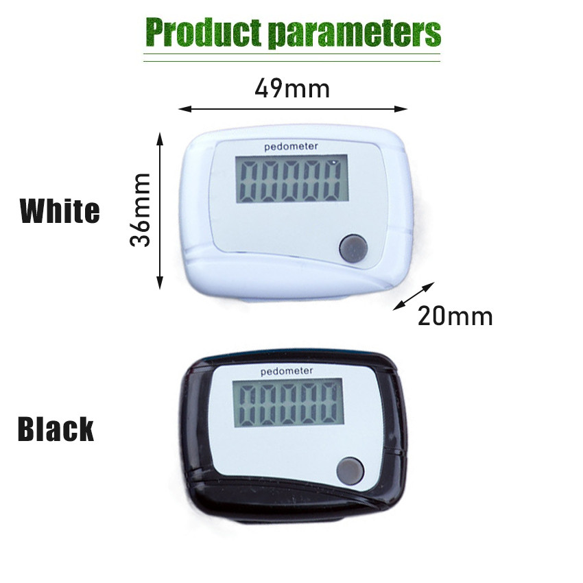  Portable Mini Digital LCD Pedometer