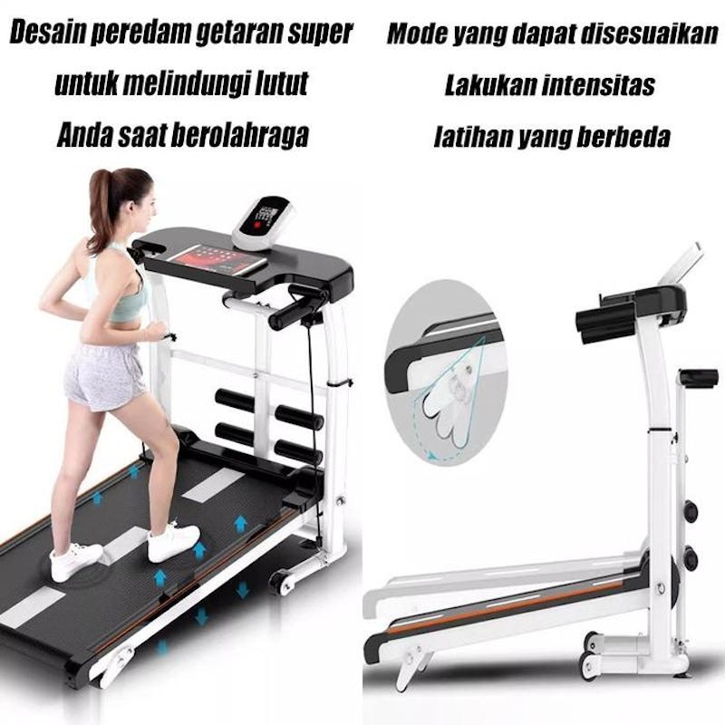 MY-HI Treadmill Manual Hitam 4