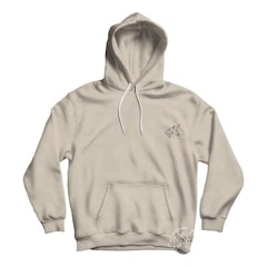 Thesilversky Unicorn Logo Hoodie Beige