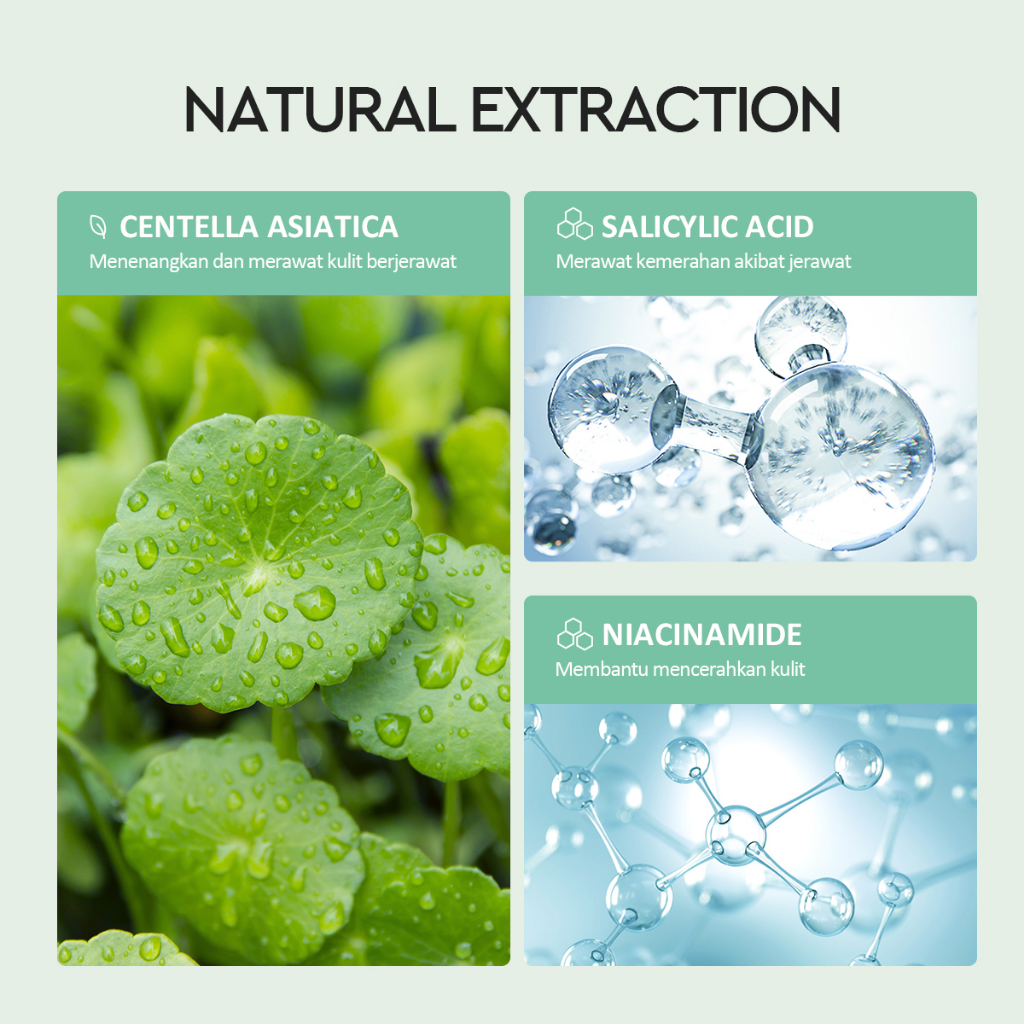 Suntone Wisdom Indonesia Glad2Glow Centella Salicylic Acid Overnight Acne Spot Treatment 