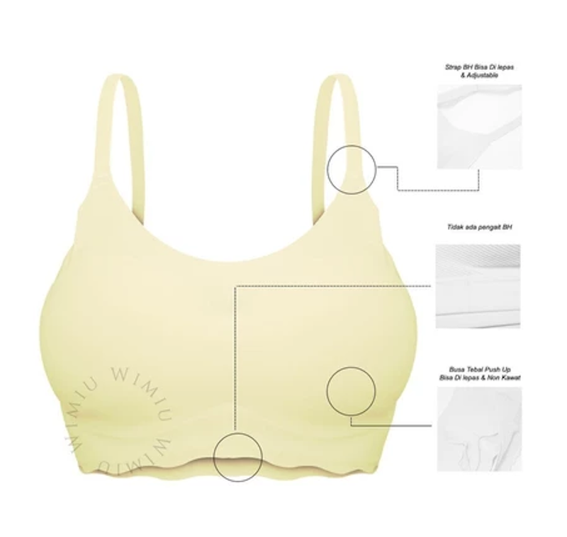 Wimiu Sport Bra Seamless Tanpa Kait 5