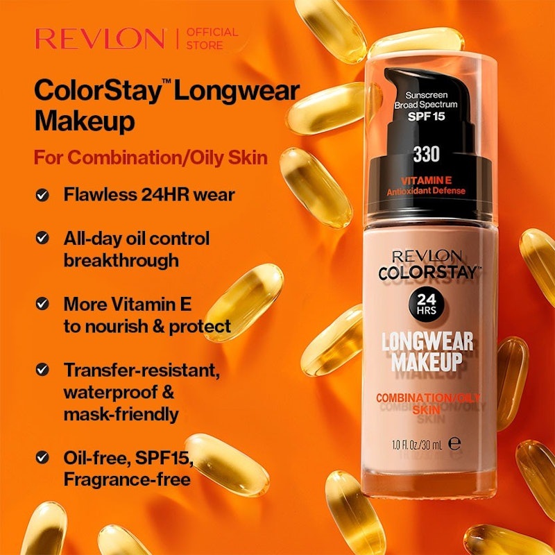 Revlon ColorStay™ Longwear Makeup for Combination/Oily Skin Golden Beige 300 3
