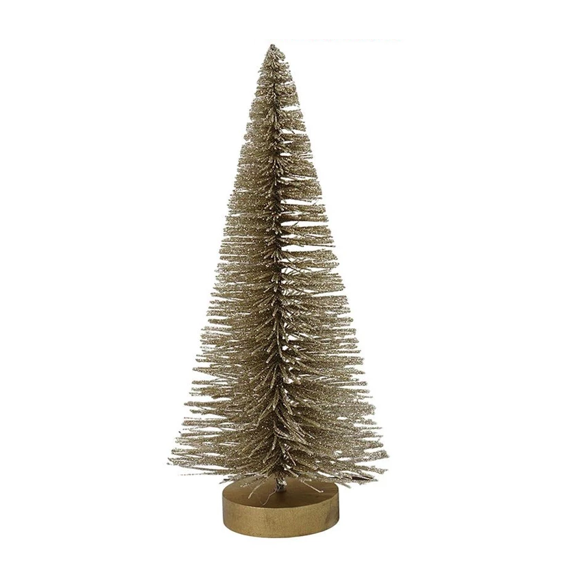 Noelle Pohon Natal Christmas Glitter Gold 1