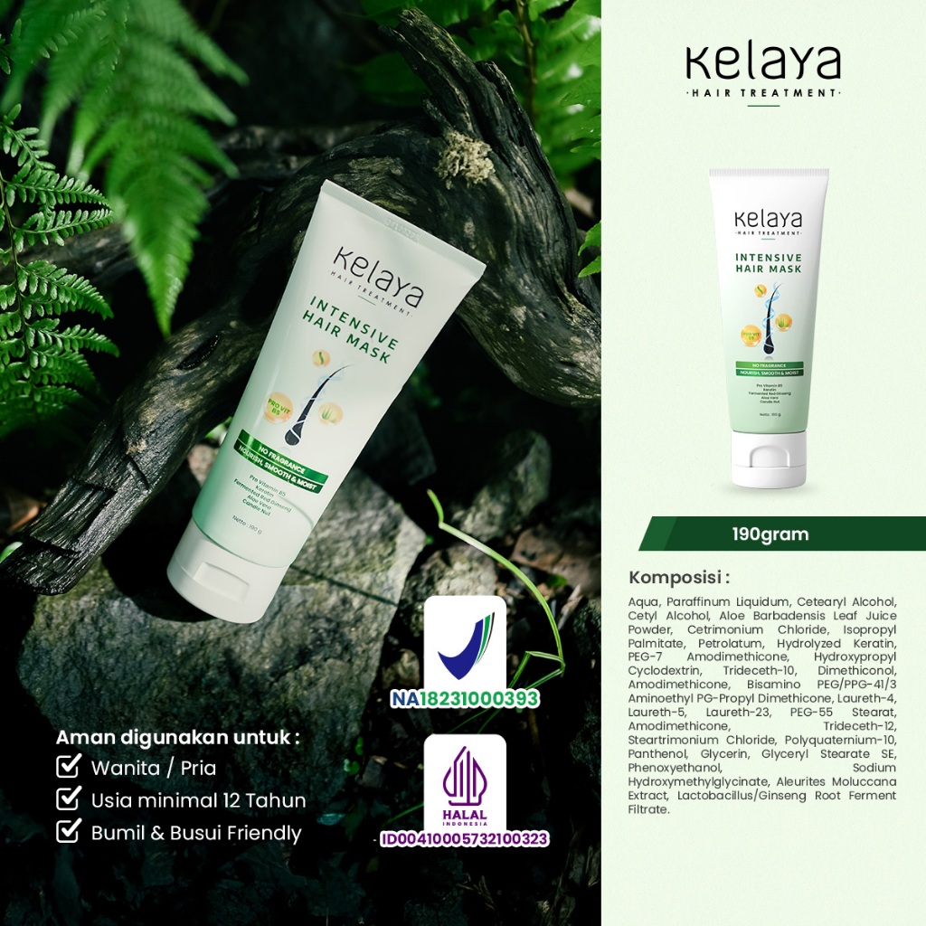 Sekawan Kosmetik Wasantara Kelaya Intensive Hair Mask 