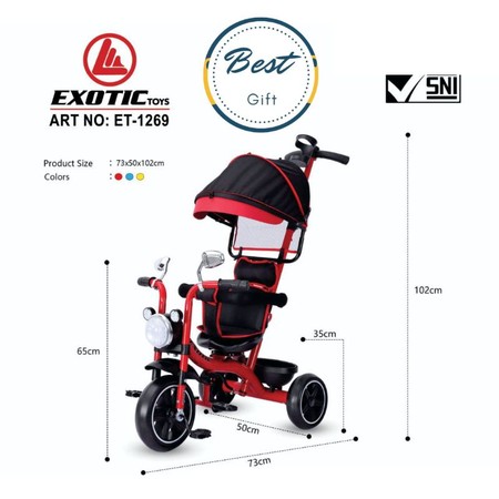 Pacific Indah Pratama Tricycle Exotic ET-1269