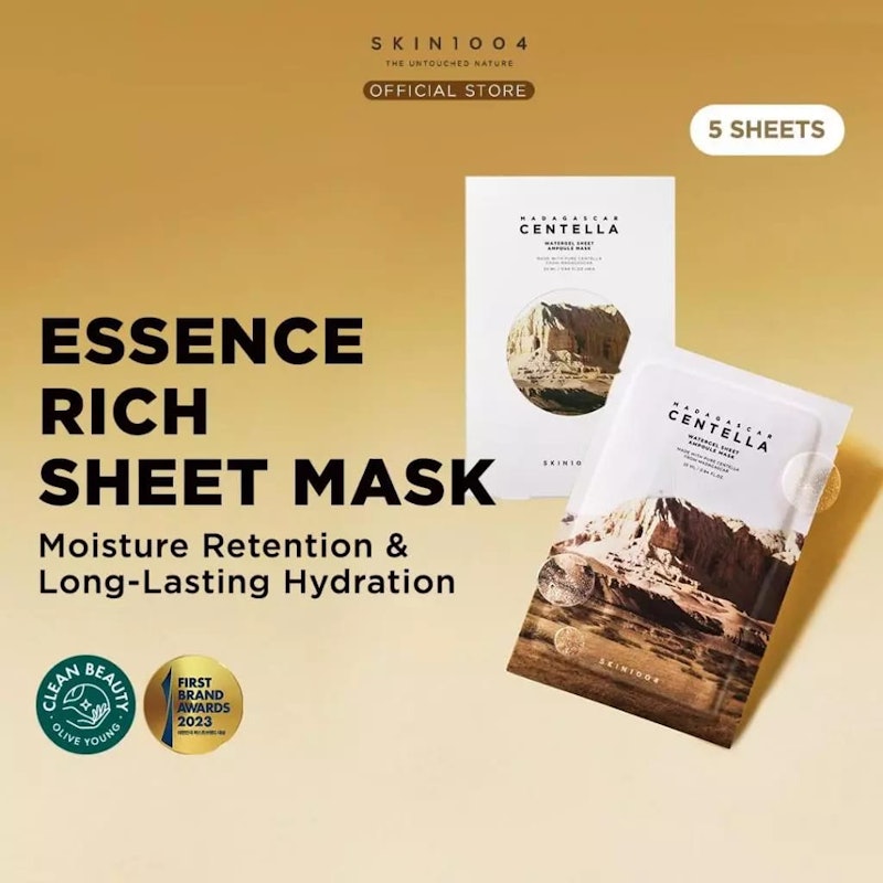 SKIN1004 Madagascar Centella Watergel Sheet Ampoule Mask