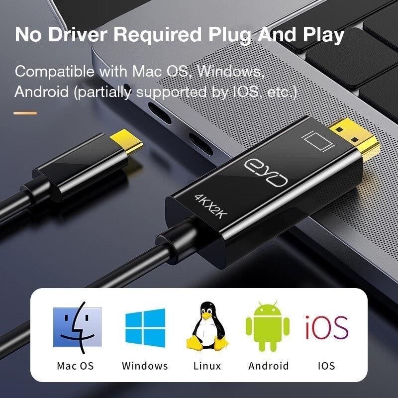 EYD Kabel MHL USB Type C to HDMI 3