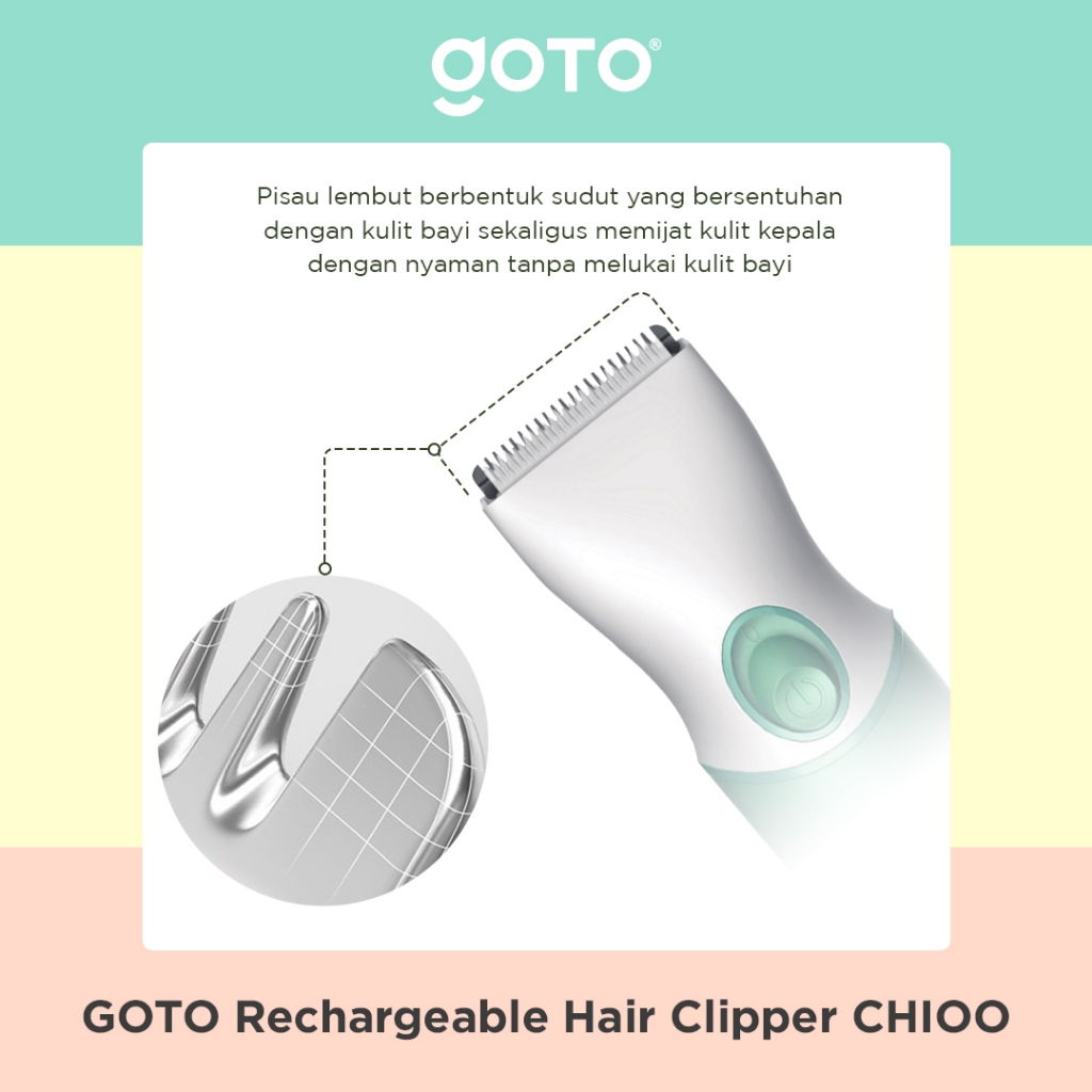 Pilar Niaga Makmur Goto Living Goto Chioo Electric Hair Clipper Baby