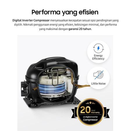 Samsung Electronics Samsung  Refrigerator BMF Optimal Fresh Zone Black DOI RB30N4050B1