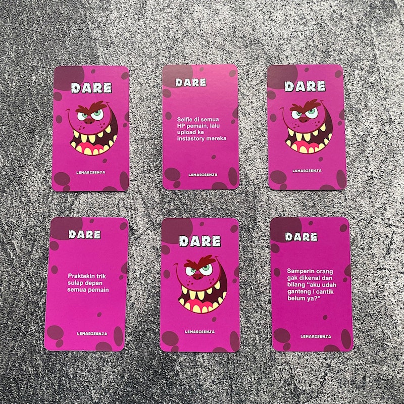 Kartu permainan Truth or Dare Edisi 3 - Monster Wine