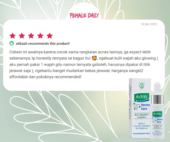 Rohto Acnes Derma Care Anti Blemish Essence