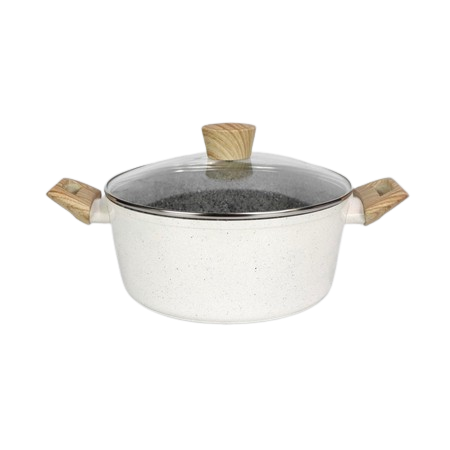 Cypruz White Granite Series Casserole Pan 1