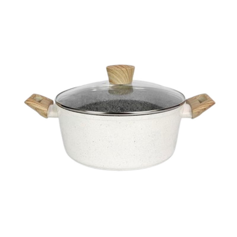 Cypruz White Granite Series Casserole Pan 1