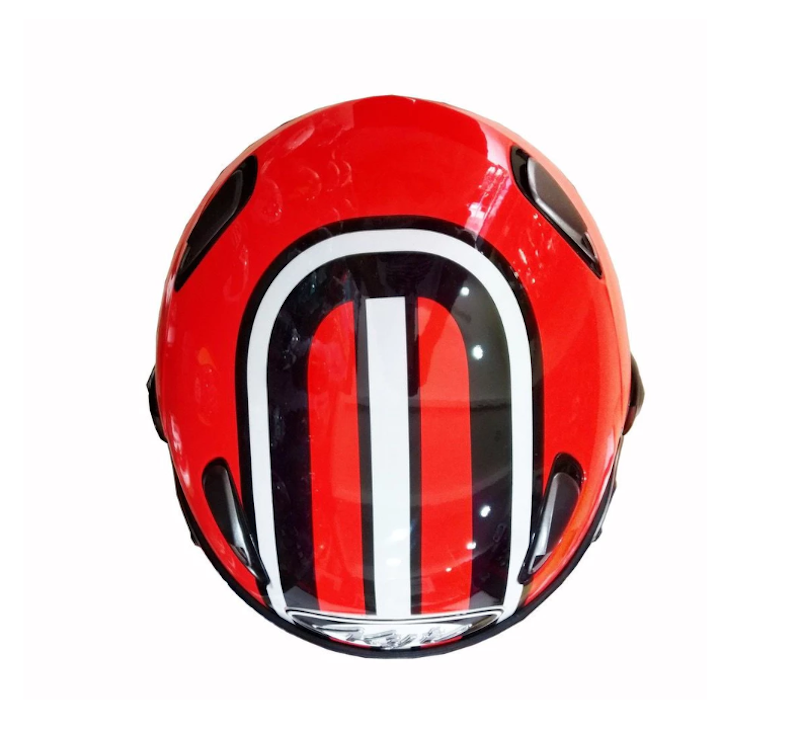 KYT Elsico Superfluo #1 Red/Fluo/Black 3