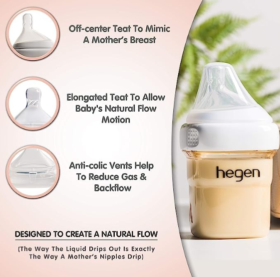 HEGEN PCTO 150 ml /50z Feeding Bottle PPSU  4