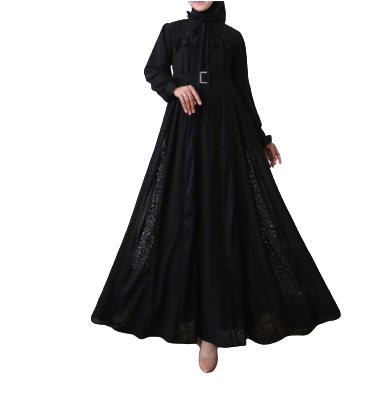 Raisma Zubaidah Gamis Hitam