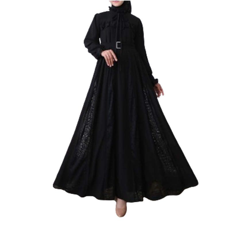 Raisma Zubaidah Gamis Hitam 1